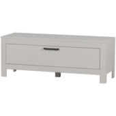 WOOOD TV-meubel Bonk mist grijs grenenhout 120x40 cm