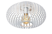 Lucide plafonnière Manuela 60W wit