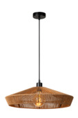 Lucide hanglamp Yunkai Ø 50 cm 60W natural houtlook