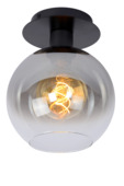 Lucide plafonnière Marius 60W zwart