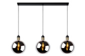 Lucide hanglamp Julius 3x40W fumé