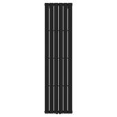 Sanivesk design radiator Negev zwart midden/onder aansluiting 180 x 38 cm
