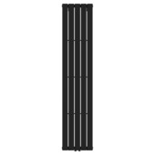 Sanivesk design radiator Negev zwart midden/onder aansluiting 180 x 45 cm