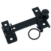 Waelbers luikoverslag 130x60 mm zwart