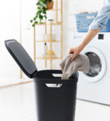 Rotho Wasmand Jona 55 liter Antraciet