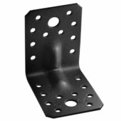 Waelbers hoekanker met ril 70x70x55 mm zwart