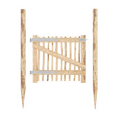 Tuinpoort Theems kastanjehout 90 x 100 cm