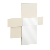 Spiegel creme FSC Mix - l43,5xb4,5xh47cm