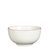 Schaal hart roze - h6,5xd12,5cm