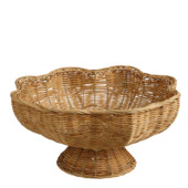 Decoratie schaal bruin - h19xd40cm