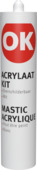 OK Acrylaatkit wit 290 ml