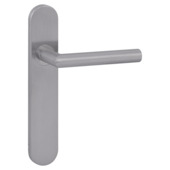 Karwei deurkruk set Roberto ovaal blind schild RVS