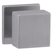 Voordeurknop RVS vierkant