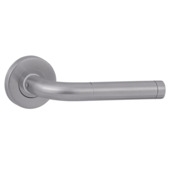 Karwei deurkruk set George rond rozet RVS