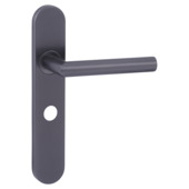 Novidade deurkrukset Porto langschild ovaal vrij-bezetsluiting 63/8 mm gun metal
