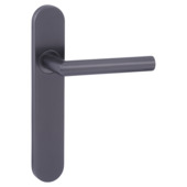 Novidade deurkrukset Porto langschild ovaal blind gun metal
