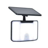 LUTEC wandlamp KOMBO Solar zwart 6W 700 lumen met bewegingssensor