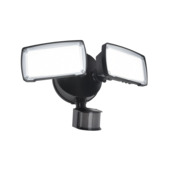 LUTEC wandlamp Chimera zwart 21W met bewegingssensor