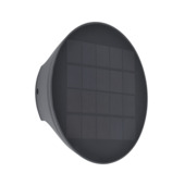 LUTEC wandlamp Belka Solar antraciet 9W 280 lumen