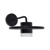 LUTEC wandlamp Plato zwart 7W 1000 lumen