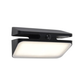 LUTEC wandlamp Aero Solar donkergrijs 8,6W