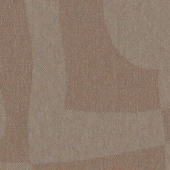 Kleurstaal KARWEI (vouw)gordijnstof Trix 2913 terra rood