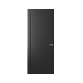 Lundia binnendeur Vika En AA01 RAL 9011 gelakt stomp links 73 x 211,5 cm