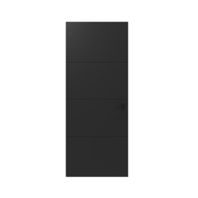 Lundia binnendeur Linj En AA01 RAL 9011 gelakt stomp links 88 x 231,5 cm