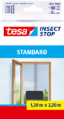 tesa Insect Stop deurhor met klittenband Standard 65x220 cm antraciet 2 stuks