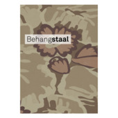 Behangstaal vliesbehang Moon oker - warmbruin (dessin 139723)