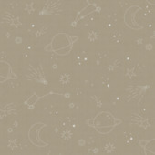 Vliesbehang Cosmos taupe (dessin 139736)