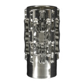 Vaas zilver - h28xd15cm