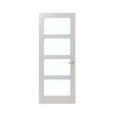 Lundia binnendeur Frama En 2C04 blank glas wit gegrondverfd stomp 78 x 211,5 cm