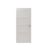 Lundia binnendeur Bord Tva 2A02 wit gegrondverfd opdek rechts 78 x 211.5 cm