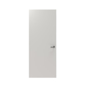 Lundia binnendeur Glat En BA01 RAL 9010 gelakt stomp rechts 73 x 201,5 cm