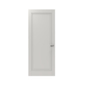 Lundia binnendeur Frama Tva 2A03 wit gegrondverfd opdek links 73 x 231,5 cm