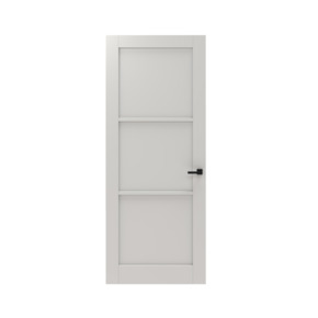Lundia binnendeur Frama Tre 2A01 wit gegrondverfd stomp 78 x 201,5 cm