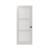 Lundia binnendeur Frama Tre 2D01 mat glas wit gegrondverfd stomp 93 x 211,5 cm