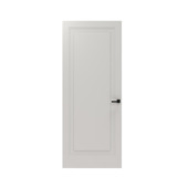 Lundia binnendeur Vika Tva BA01 RAL 9010 gelakt stomp links 83 x 201,5 cm