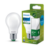 Philips LED peerlamp UltraEfficient mat E27 40W koelwit licht