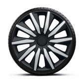 Wieldoppenset 16" Decente zwart / zilver