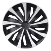 Wieldoppenset 15" Gorecki Grip zwart / zilver