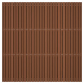 Schutting Andalusië keruing hardhout 180 x 180 cm