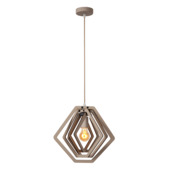 Lucide hanglamp kinderkamer Mauro LED verlichting 40W E27 taupe