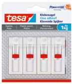 tesa Powerstrips klevende spijker verstelbaar draagkracht 1 kg 4 stuks