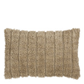 Kussen streep beige 55 x 35 cm