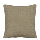 Kussen geweven structuur beige 45 x 45 cm