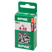 Spax schroef bolkop wirox 4,5x12 mm 20 stuks
