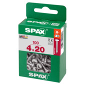 Spax schroef bolkop wirox 4x20 mm 100 stuks
