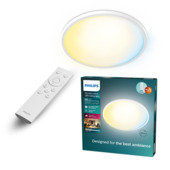 Philips plafondlamp Valen wit 16W met afstandsbediening dimbaar